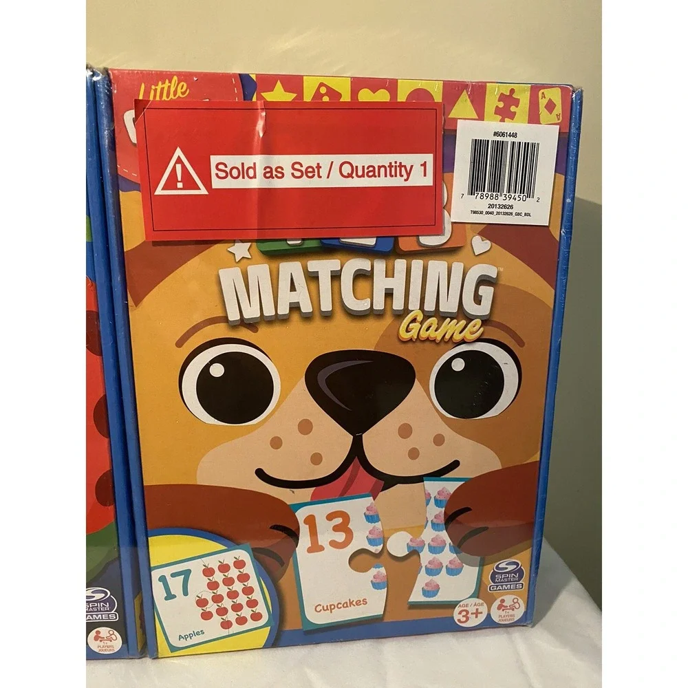 *New in‎ Packaging* Spin Master Match and Learn Puzzle Games (Set of 4)